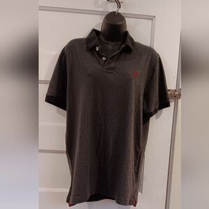 Gray Aeropostale Men collared Shirt ( M )